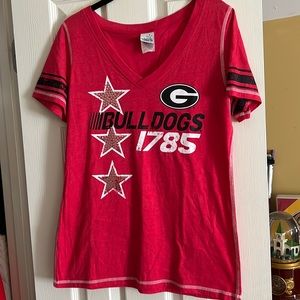 Bulldogs UGA womens fit T-shirt (Go Dawgs)